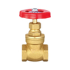Brass Gate Valve with Steel Handle, 1/2" To 4", 16 Bar for Water, Oil, Gas