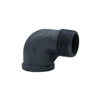 Black Casting BMI Pipe Fittings Street Elbow 90 Degrees