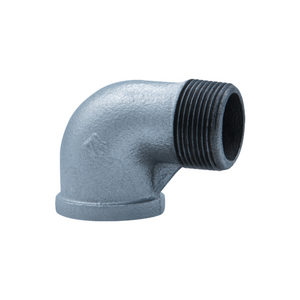 Black Malleable Iron Reducing Elbow Fitting | BSP/NPT Threaded 90 Degree Elbow for Plumbing And Fire Systems