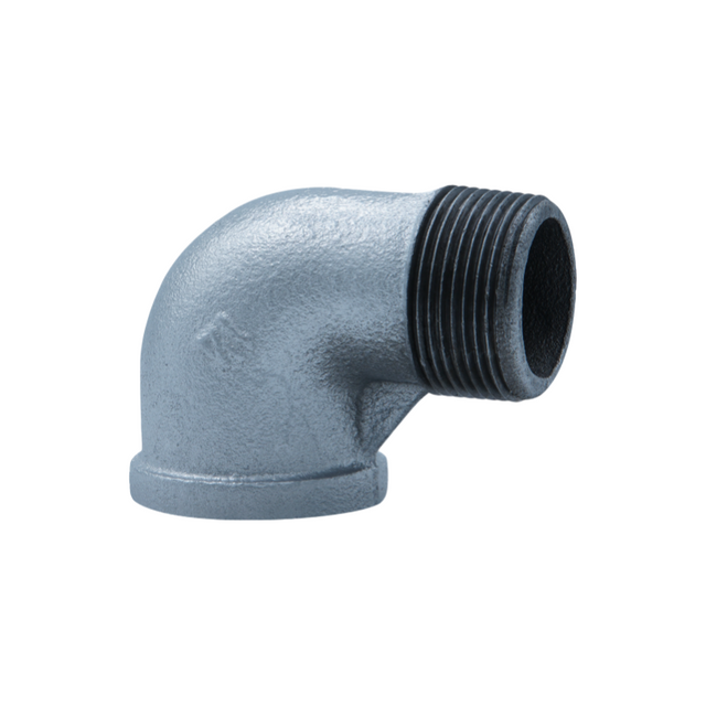 Black Malleable Iron Reducing Elbow Fitting | BSP/NPT Threaded 90 Degree Elbow for Plumbing And Fire Systems