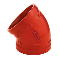 22.5 Degree Grooved Elbow | Ductile Iron 1″–12″