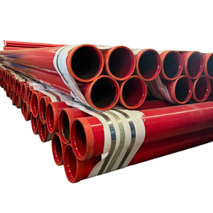 Red Painted Steel Pipe