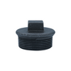 In-Stock Galvanized Iron (GI) Pipe Fitting beaded Plug 80mm (3") | BSP Threaded Malleable Iron End Cap