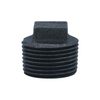 ISO 7-1 BSP Thread Malleable Iron Square Plug – FM Approved Pipe Fitting for Plumbing & Fire Protection