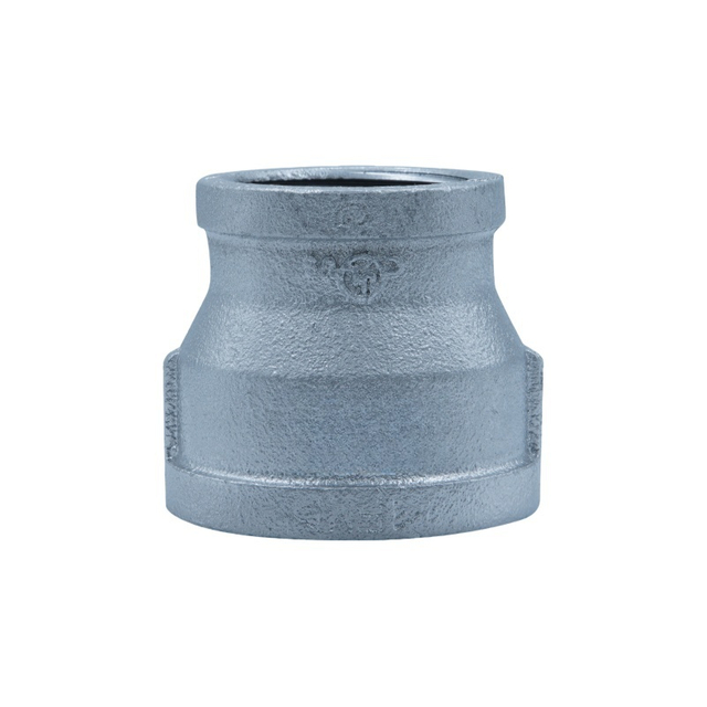 Socket Reducing Tee Pipe Fitting – Galvanized Or Black Threaded Malleable Iron, Male To Female Connector for Plumbing And Fire Protection
