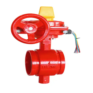 Grooved Butterfly Valve with Tamper Switch