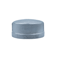  Galvanized Pipe End Protector Malleable Iron Pipe Plug Plumbing Fitting Cap