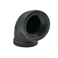 FM/UL Black Casting BMI Pipe Fittings Equal Elbow 90 Degrees