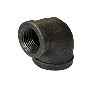 FM/UL Black Casting BMI Pipe Fittings Reducing 90 Degrees Elbow 