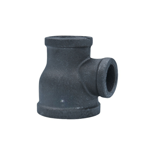 3-Way Tee Connector | 13mm GI Malleable Iron Pipe Fitting 25x20x20 T/Y Branch for Plumbing Systems