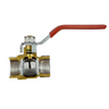 Brass Ball Valve 1/4" To 4", Female Thread X Female Thread, 25 Bar, Flat Lever Handle for Water, Gas, Oil