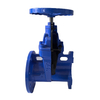 Non-rising stem flanged gate valve for municipal water distribution and fire service pipelines