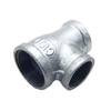 Galvanized BS/NPT Standard Female Thread Reducing Tee for Gas Fire Fighting System