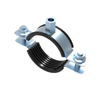 Rubber Lined Pipe Clamp for Drinking Water and Heating Pipe Support