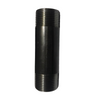 Black Steel Pipe Nipple Fitting