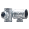 Galvanized BS/NPT Standard Female Thread Reducing Tee for Gas Fire Fighting System