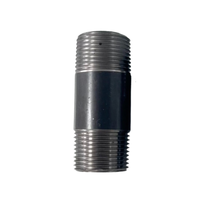 Black Carbon Steel Seamless Pipe Nipple from 1/8" to 12" and Schedules 40, 80, and 160.