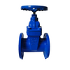Non-rising stem flanged gate valve for municipal water distribution and fire service pipelines