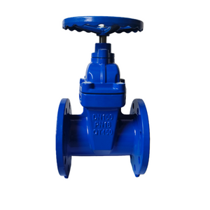 Non-rising stem flanged gate valve for municipal water distribution and fire service pipelines