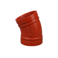 22.5 Degree Grooved Elbow | Ductile Iron 1″–12″