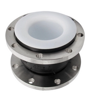 Flexible Rubber Expansation Joint Flexible Rubber Joint in SS304 Flange Type Shockproof Rubber Joint