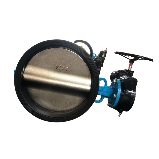  Double Flange Butterfly Valve with Handwheel