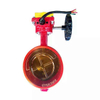 Gear Operated Grooved Butterfly Valve Awwa C606 for Fire Protection Water System, DN100-DN300