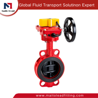 Fire Protection Grooved Butterfly Valve with Electrical Position Monitoring (Tamper Switch) , Indoor/Outdoor Use