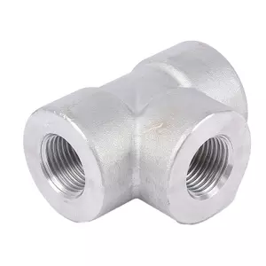 Class 3000 6000 Forged Steel Tee A105 F304 F316 Threaded Socket Weld High Pressure Pipe Fitting for Fire Protection And Industrial Piping
