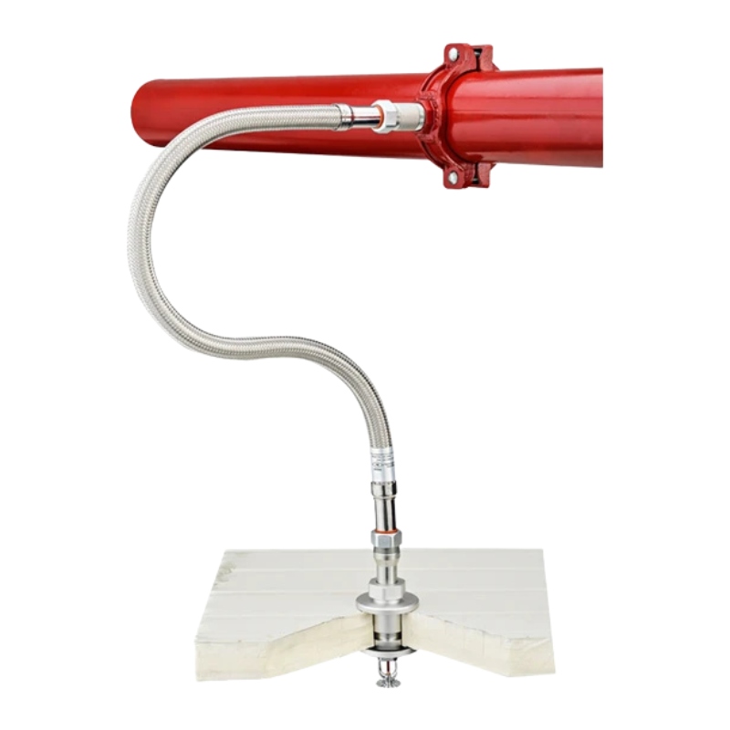 stainless steel flexible sprinkler hose for fire sprinkler system installation