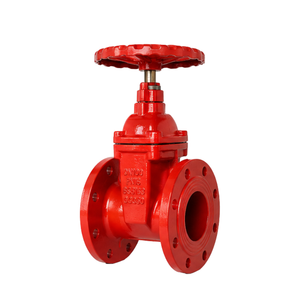 BS5163 DIN F4 Flanged Resilient Seated Nrs Gate Valve for Water Supply HVAC Fire Fighting