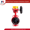 Fire Protection Grooved Butterfly Valve with Electrical Position Monitoring (Tamper Switch) , Indoor/Outdoor Use