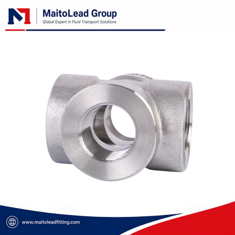 Class 3000 6000 Forged Steel Cross A105 F304 F316 Socket Weld High Pressure Pipe Fitting for Gas Fire Suppression And Industrial Pipeline