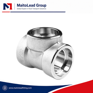 Forged Pipe Fittings Tee Plumbing Fittings High Pressure 3000# Stainless Steel Tubing 316