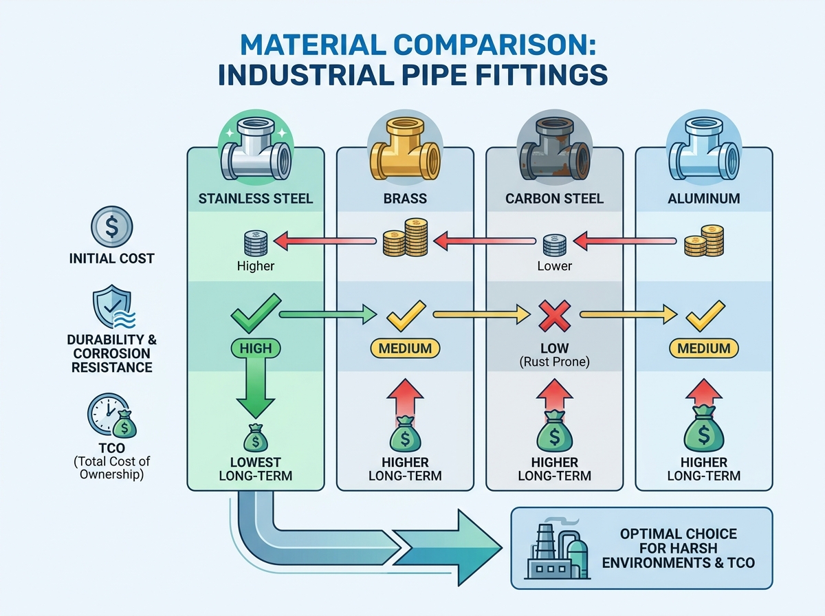 Industrial Stainless Pipe Fittings